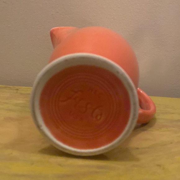 Fiestaware Persimmon Coffee Pot and Lid 4 cup Fiesta USA 1st Quality #N1 - Picture 5 of 8